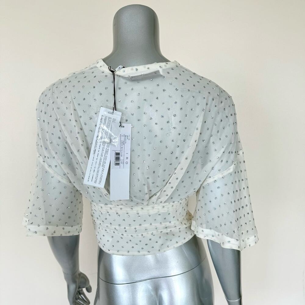 NWT!!! IRO women silk top size 34 FR or XS Retail 350$ - Picture 4 of 8